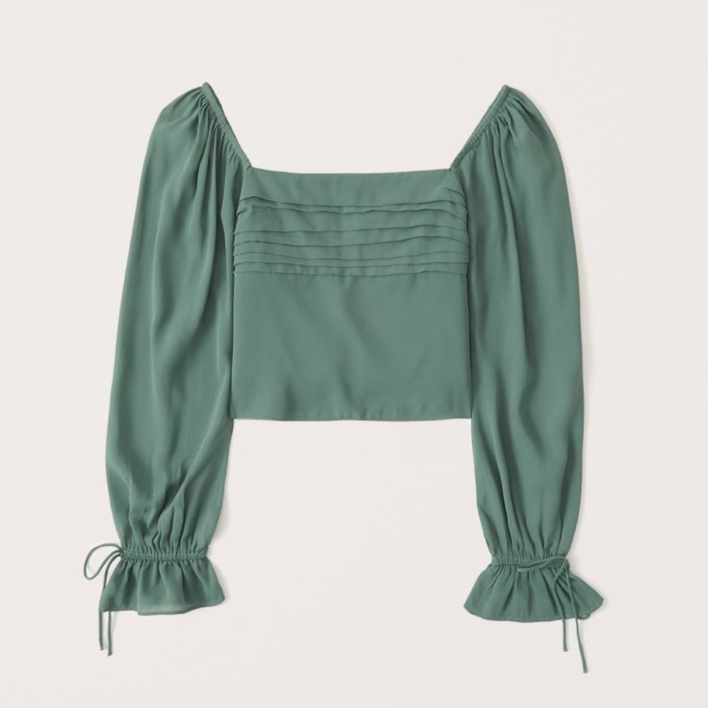 Abercrombie & Fitch Forest Green Top